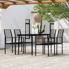5-piece Garden Set black