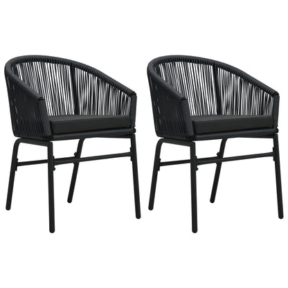 -Delige Tuinset 3 80 cm tafellengte Zwart