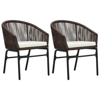 -Delige Tuinset 3 80 cm tafellengte Bruin
