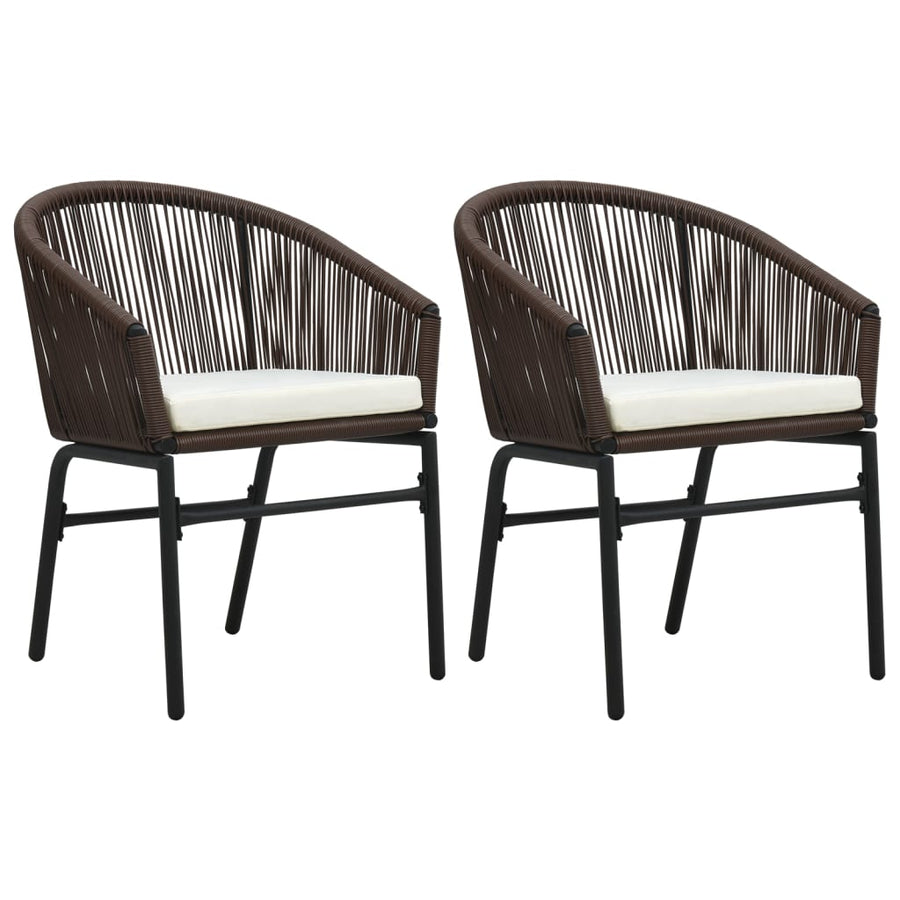 -Delige Tuinset 3 80 cm tafellengte Bruin