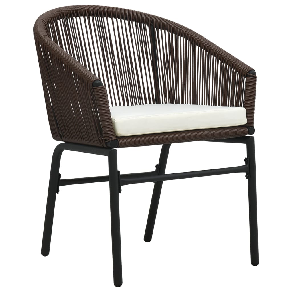 -Delige Tuinset 3 80 cm tafellengte Bruin