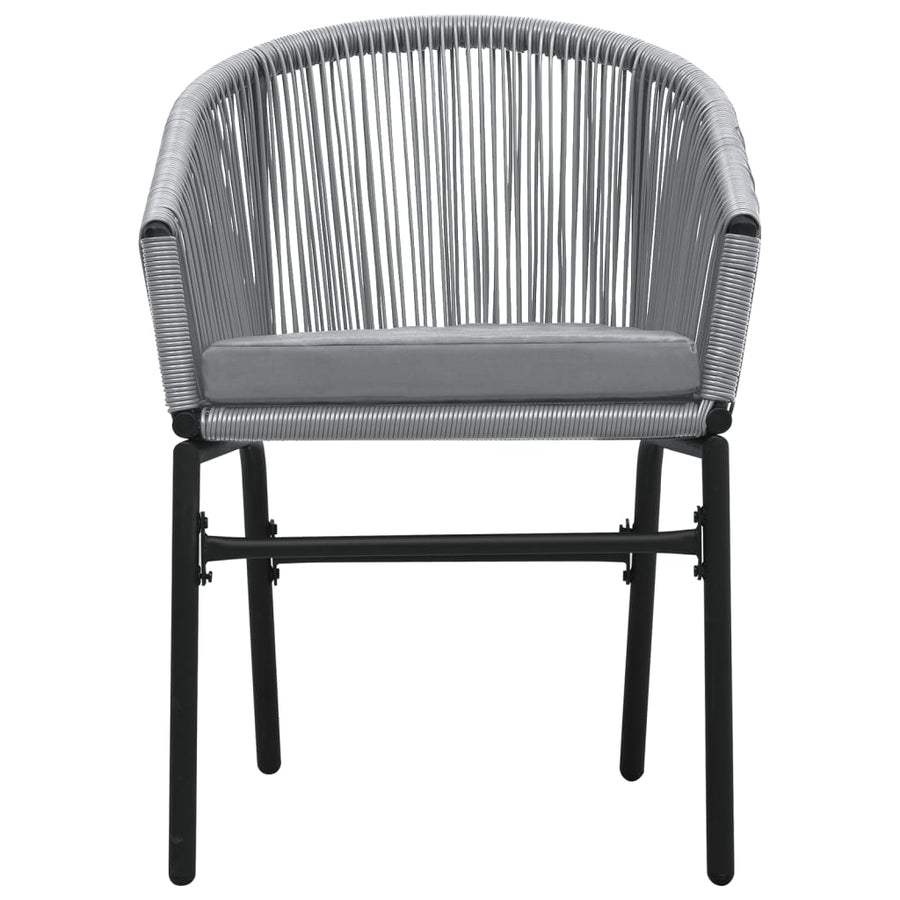 -Delige Tuinset 3 80 cm tafellengte Grijs