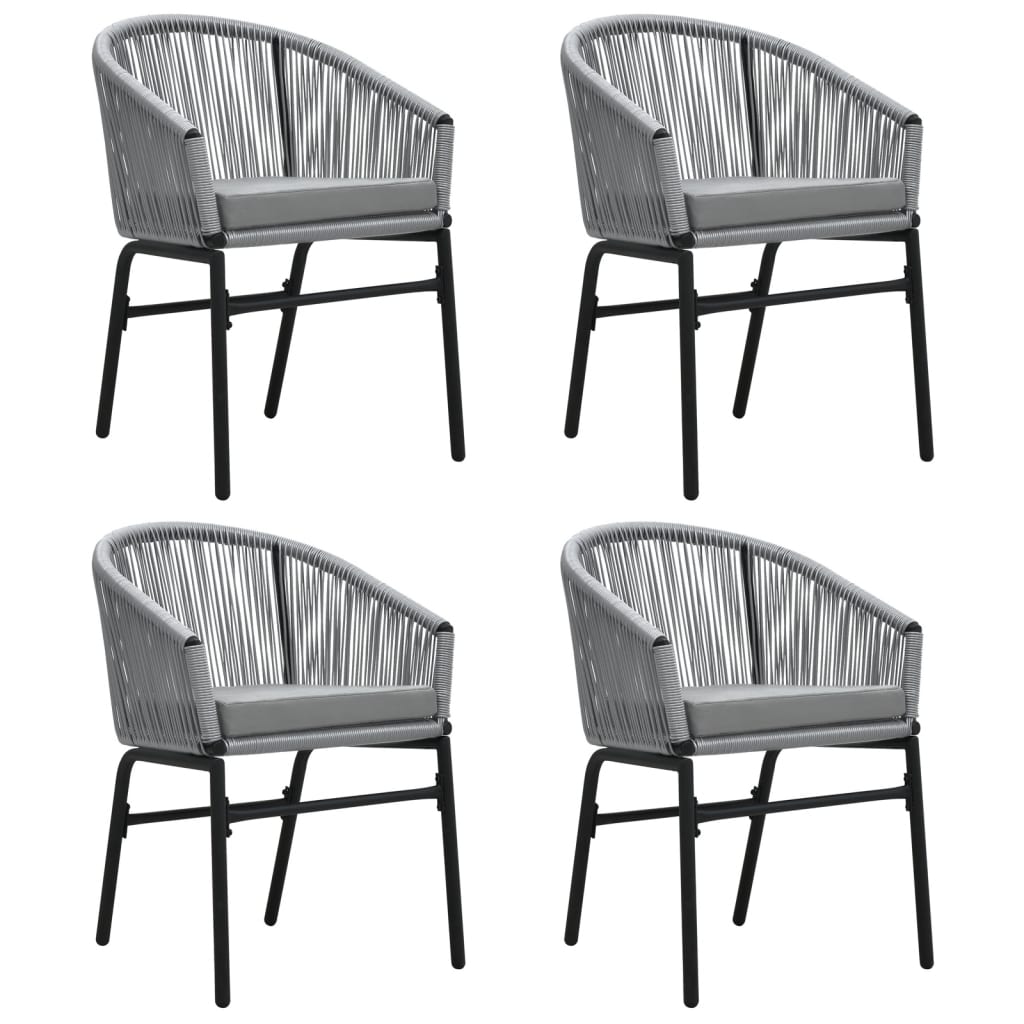 -Delige Tuinset 5 80 cm tafellengte Grijs