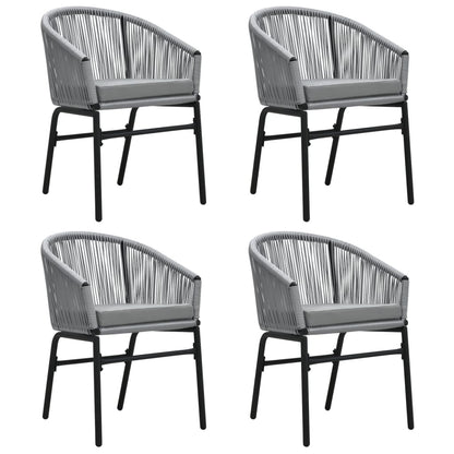 -Delige Tuinset 5 80 cm tafellengte Grijs