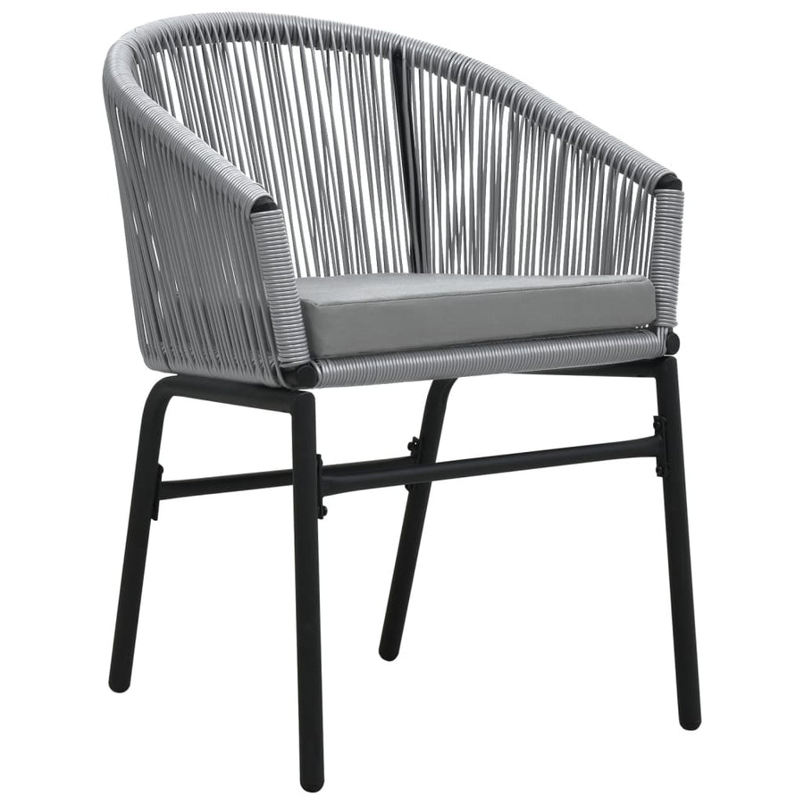 -Delige Tuinset 5 80 cm tafellengte Grijs