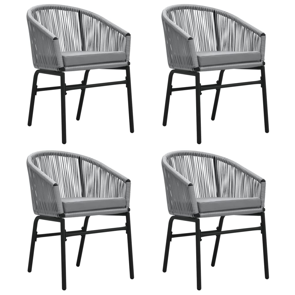 -Delige Tuinset 5 140 cm tafellengte Grijs