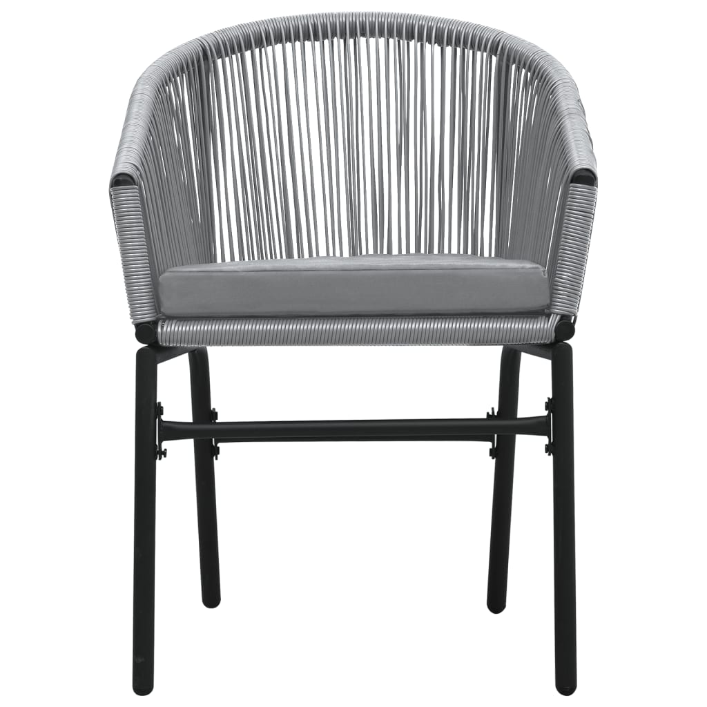 -Delige Tuinset 5 140 cm tafellengte Grijs