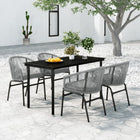5-piece Garden Furniture Set grey