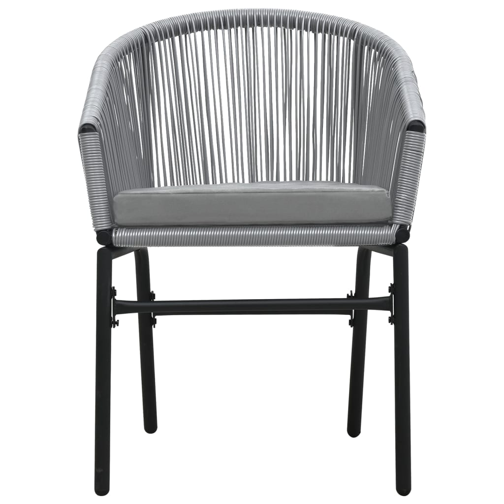 -Delige Tuinset 7 140 cm tafellengte Grijs