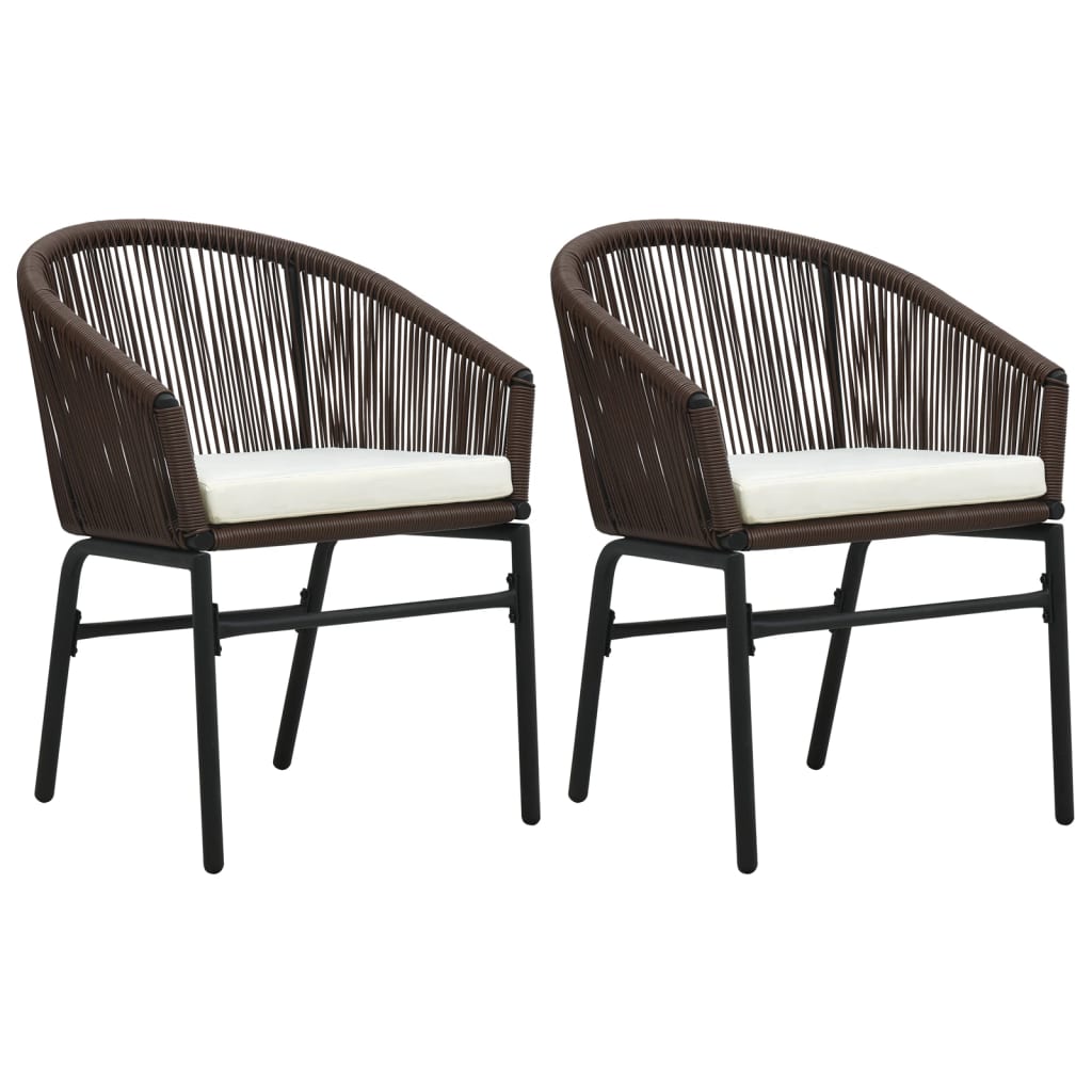 -Delige Tuinset 3 80 cm tafellengte Bruin