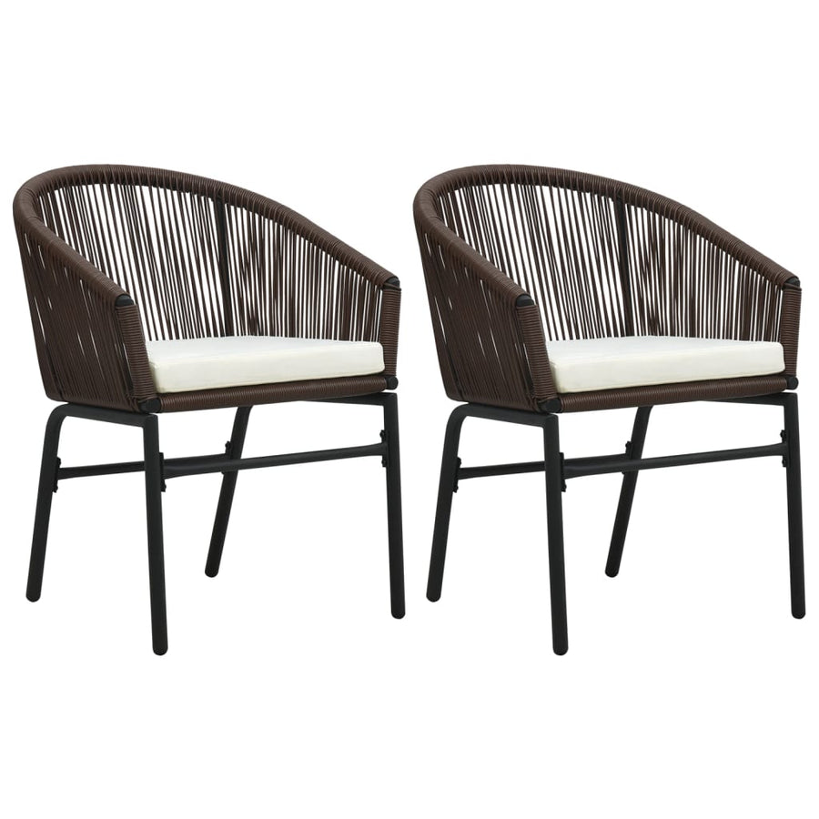 -Delige Tuinset 3 80 cm tafellengte Bruin