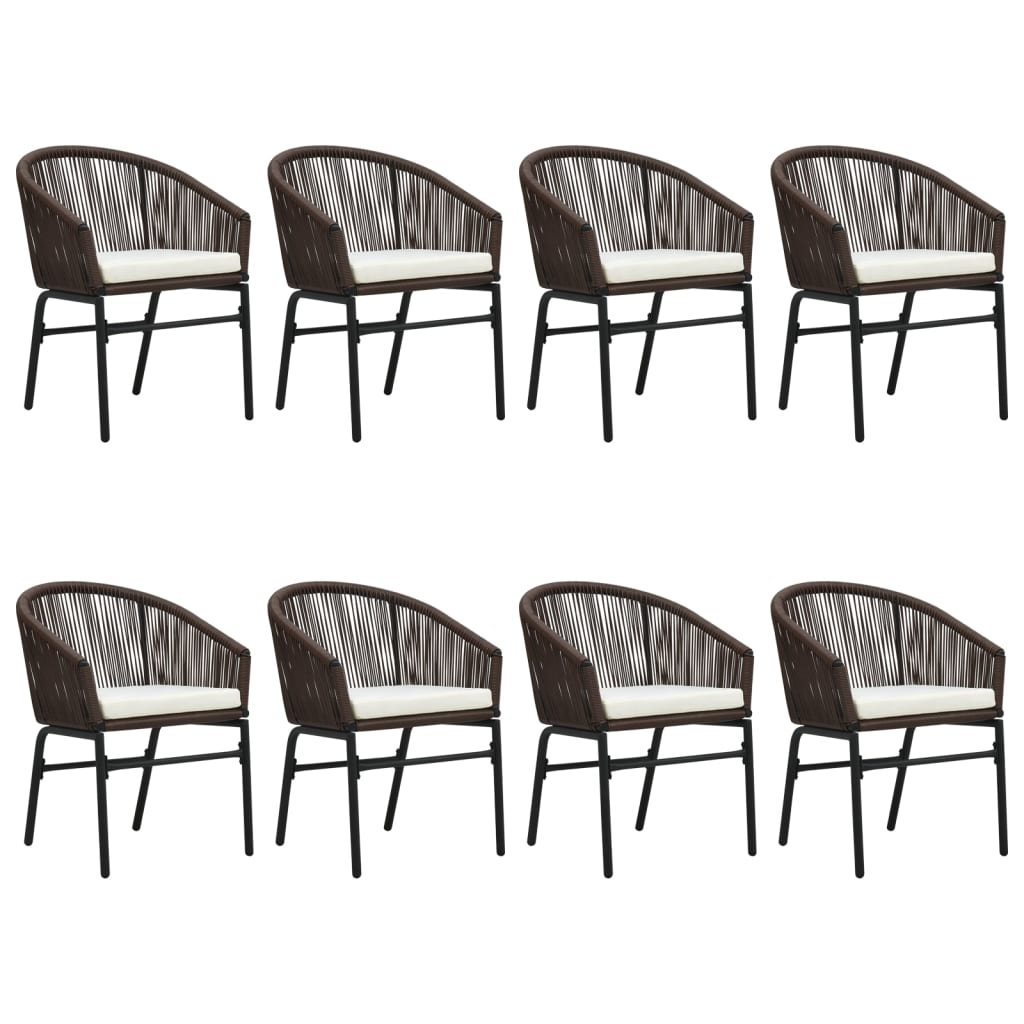 9-delige Tuinset bruin