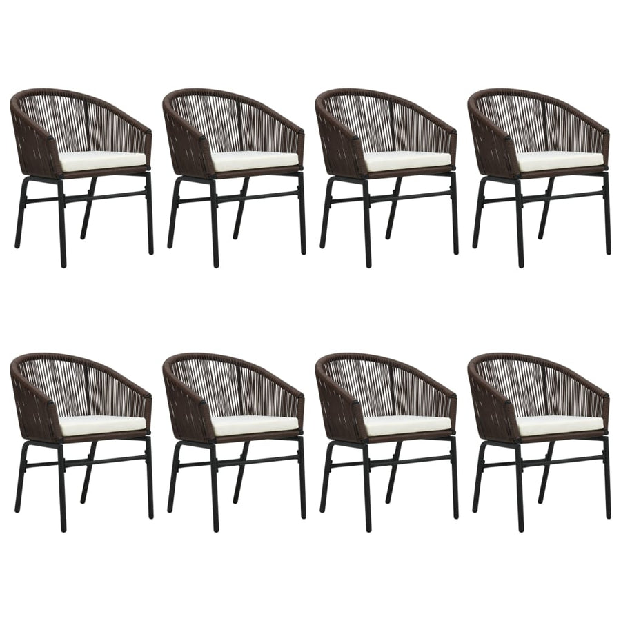 9-delige Tuinset bruin