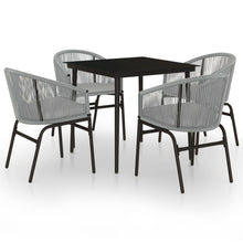-Delige Tuinset 5 80 cm tafellengte Grijs