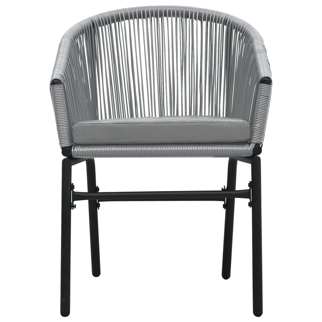 -Delige Tuinset 5 80 cm tafellengte Grijs