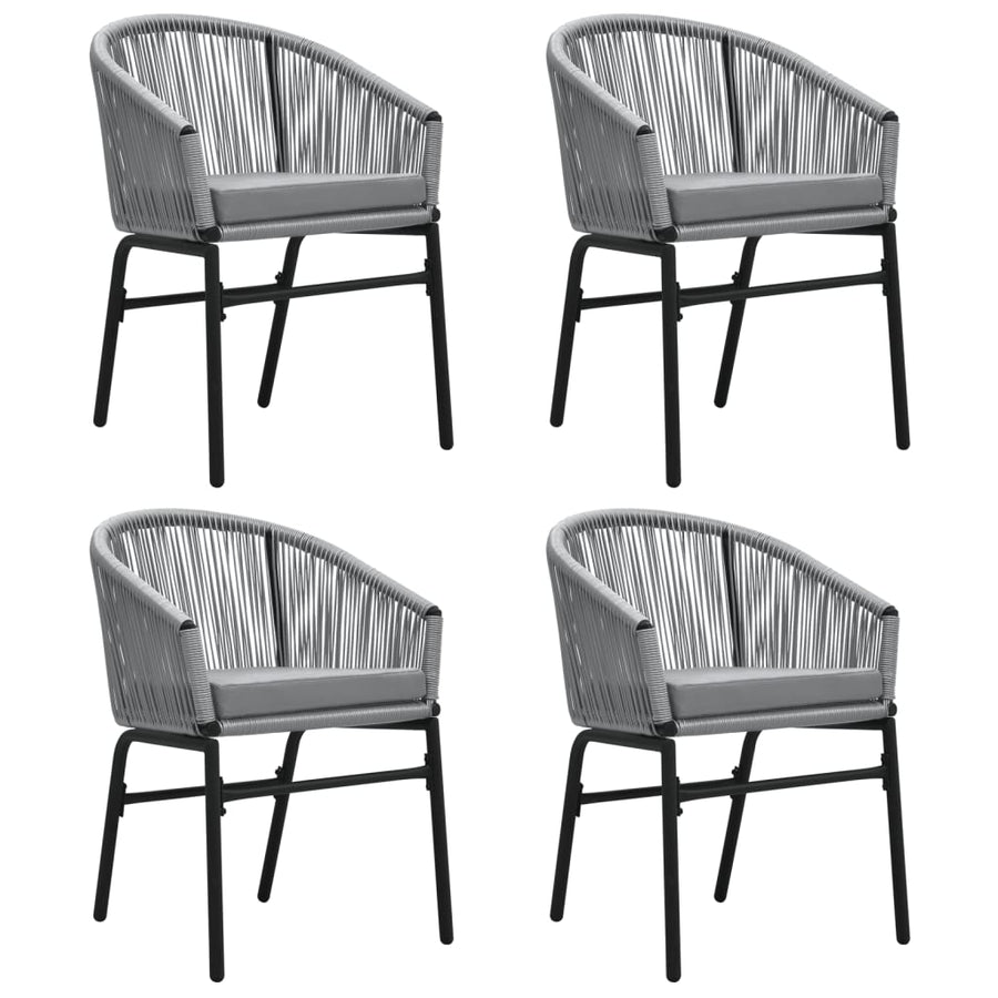 -Delige Tuinset 5 140 cm tafellengte Grijs