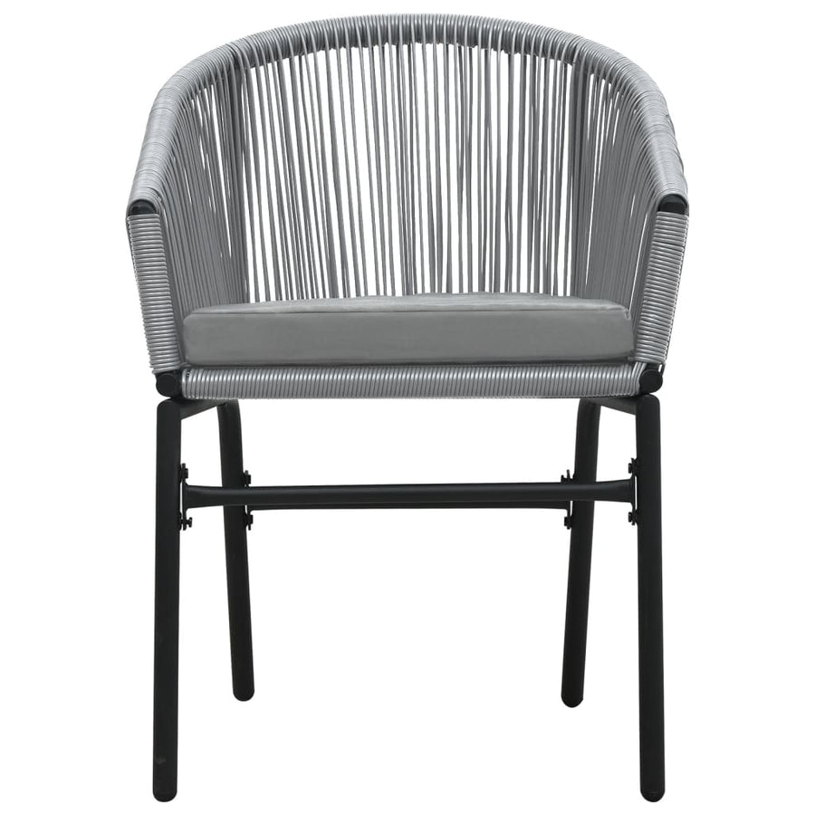 -Delige Tuinset 5 140 cm tafellengte Grijs