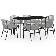 -Delige Tuinset 7 140 cm tafellengte Grijs