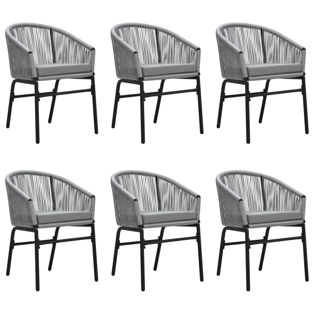 7-delige Tuinset grijs