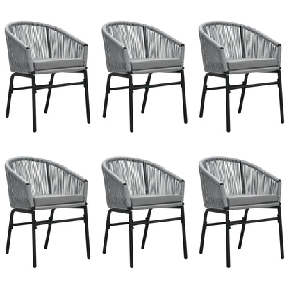 7-delige Tuinset grijs
