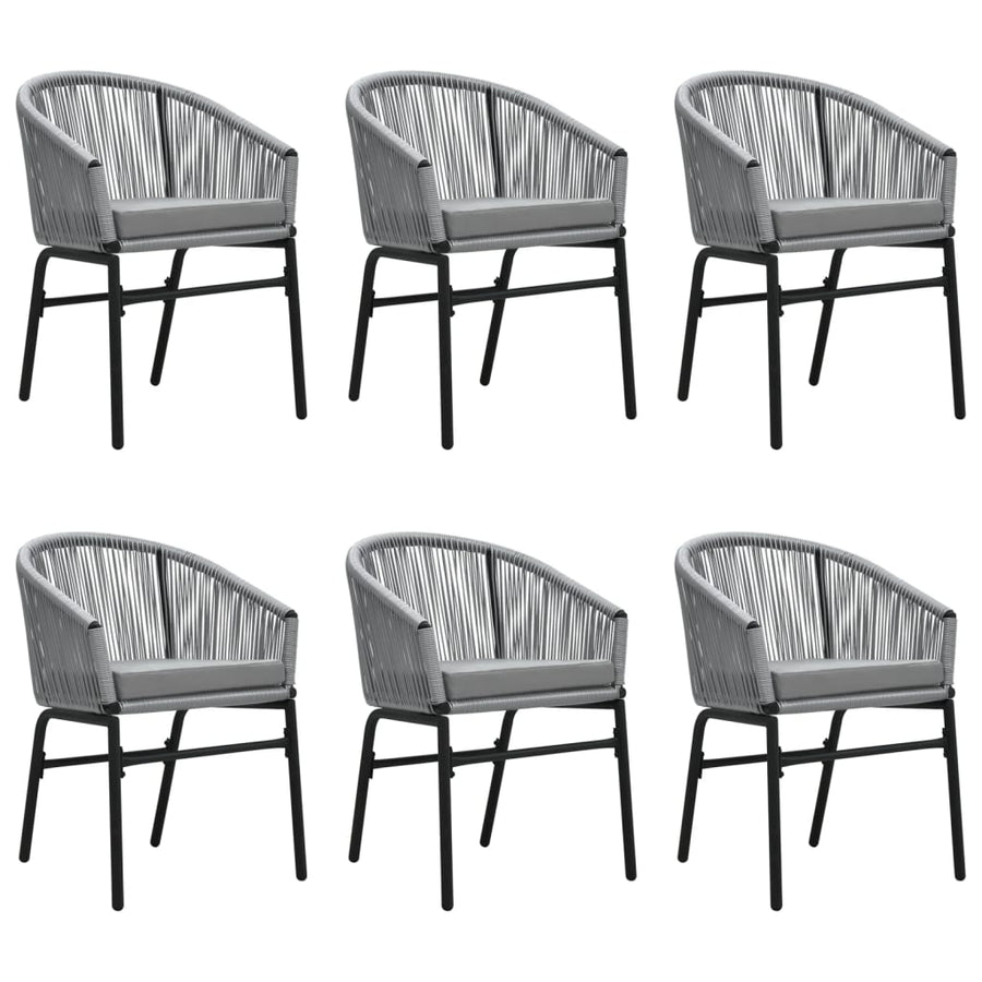 7-delige Tuinset grijs