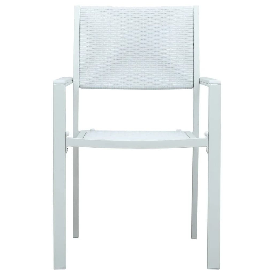 -Delige Tuinset 5 80 cm tafellengte Wit