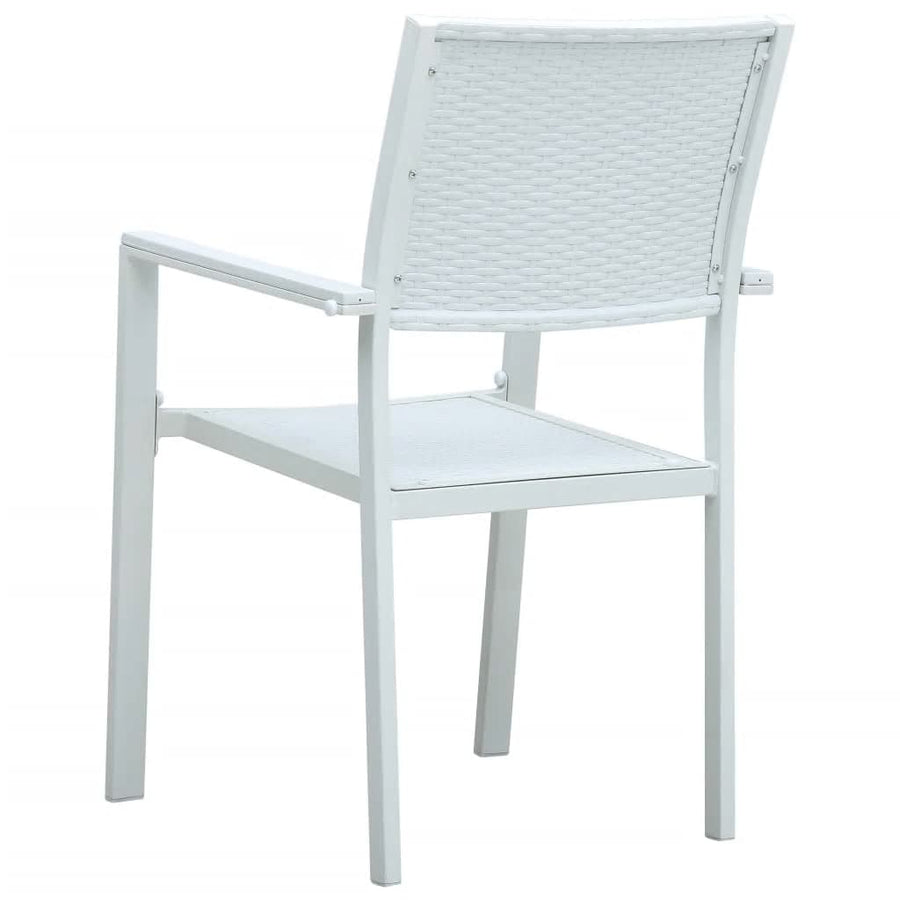 -Delige Tuinset 5 80 cm tafellengte Wit