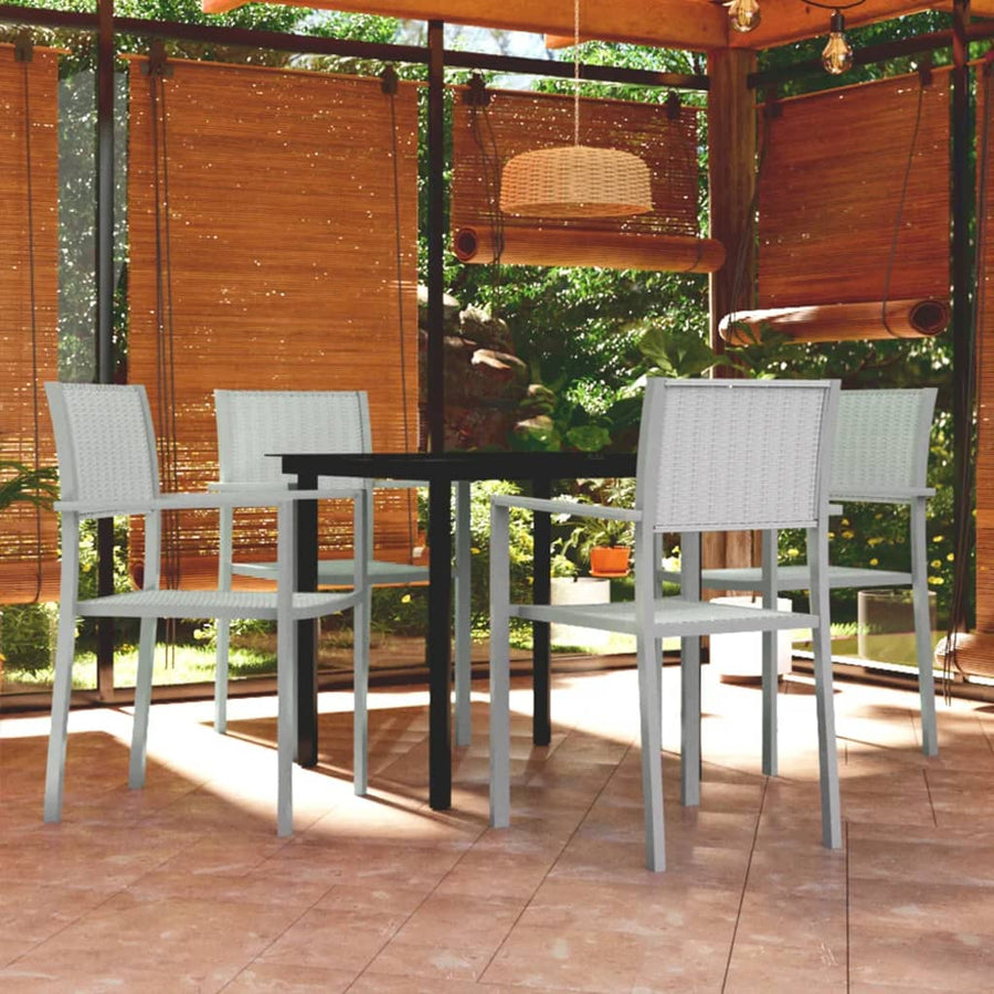 -Delige Tuinset 5 80 cm tafellengte Wit