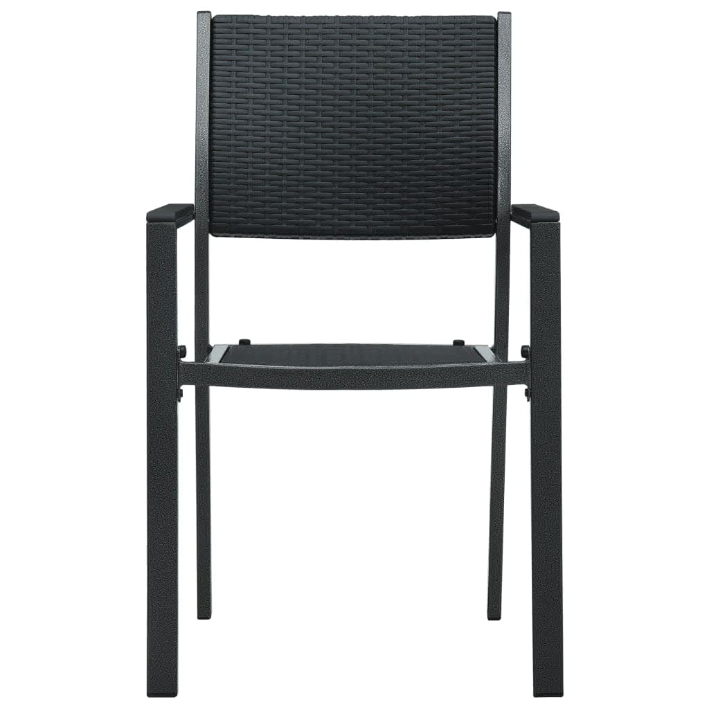 -Delige Tuinset 3 80 cm tafellengte Zwart