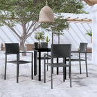 5-piece Garden Set black