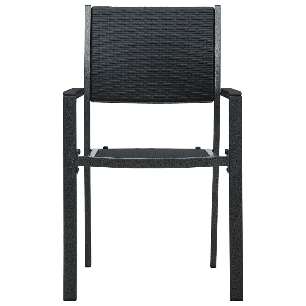 -Delige Tuinset 7 140 cm tafellengte Zwart