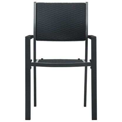 -Delige Tuinset 7 140 cm tafellengte Zwart