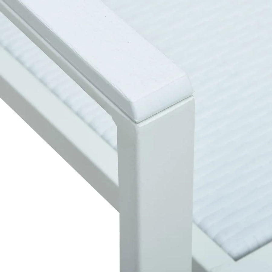 -Delige Tuinset 5 80 cm tafellengte Wit
