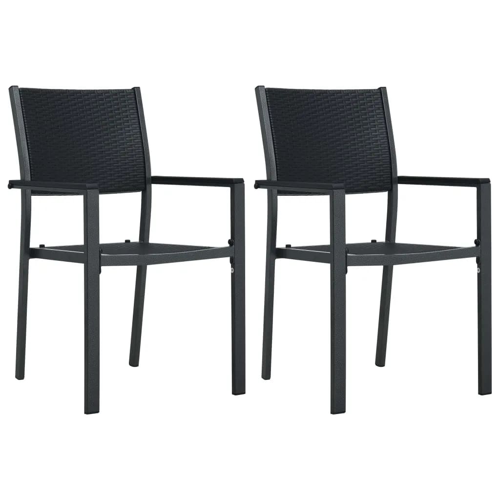 -Delige Tuinset 3 80 cm tafellengte Zwart