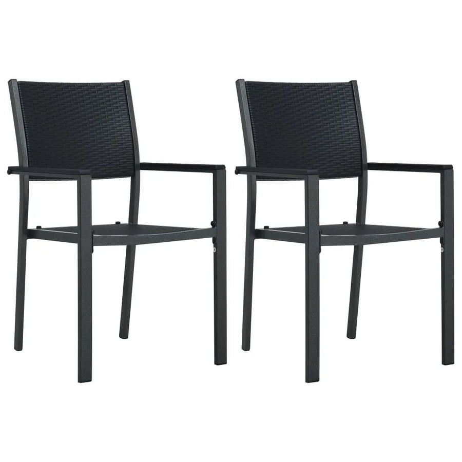 -Delige Tuinset 3 80 cm tafellengte Zwart