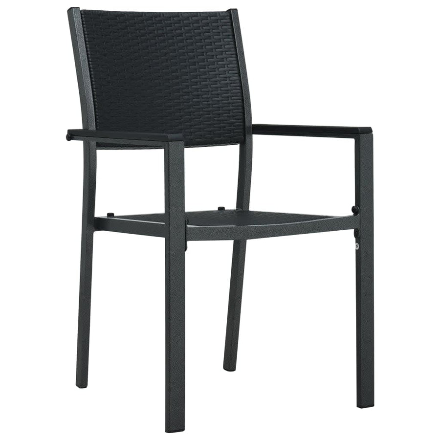 -Delige Tuinset 3 80 cm tafellengte Zwart