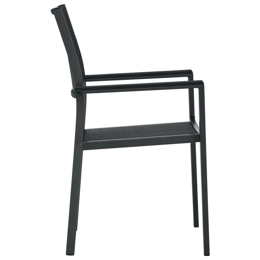 -Delige Tuinset 3 80 cm tafellengte Zwart