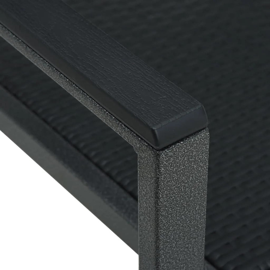 -Delige Tuinset 3 80 cm tafellengte Zwart