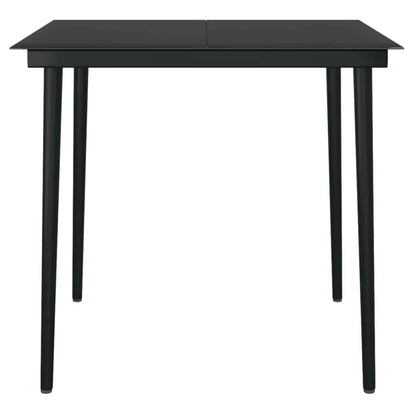 -Delige Tuinset 3 80 cm tafellengte Zwart