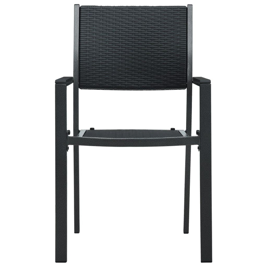 -Delige Tuinset 5 80 cm tafellengte Zwart