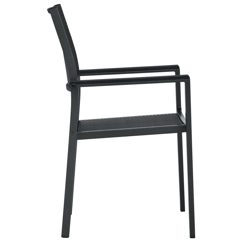 -Delige Tuinset 5 80 cm tafellengte Zwart