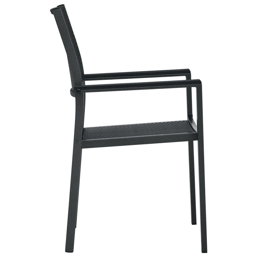 -Delige Tuinset 5 80 cm tafellengte Zwart