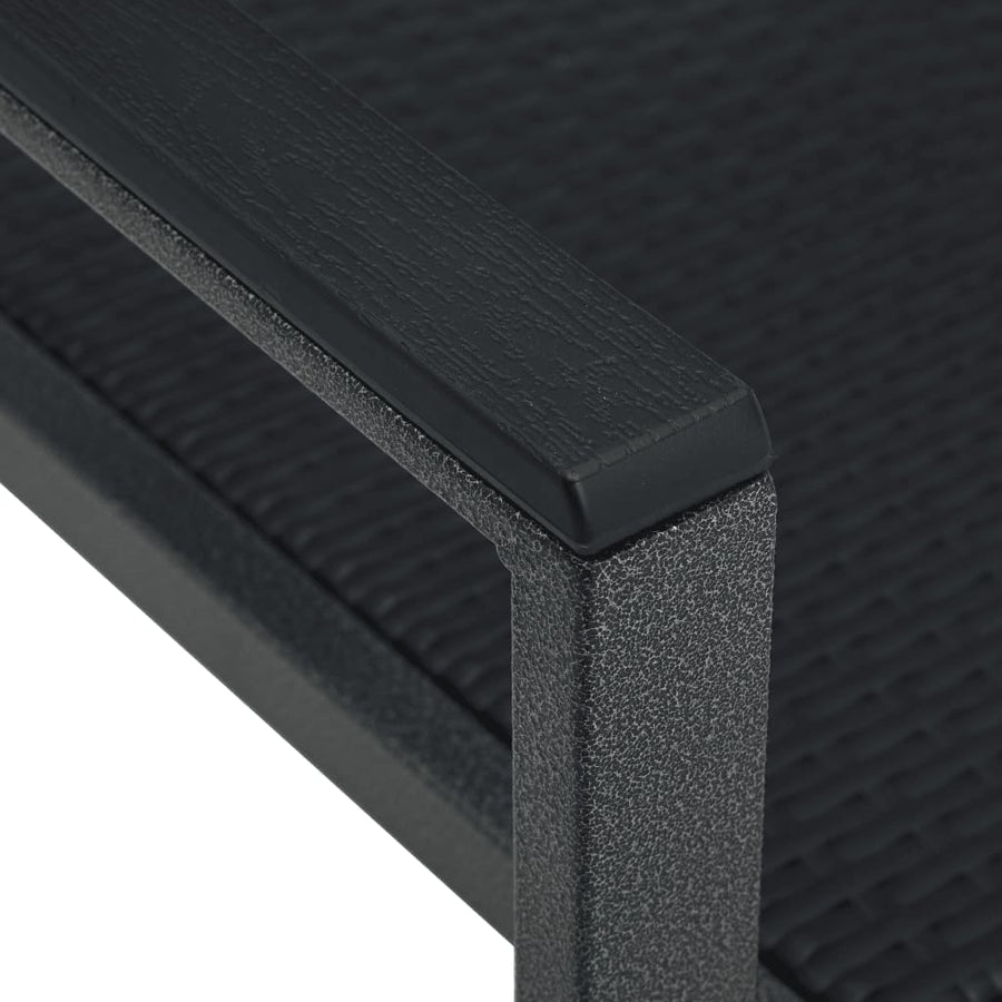 -Delige Tuinset 5 80 cm tafellengte Zwart