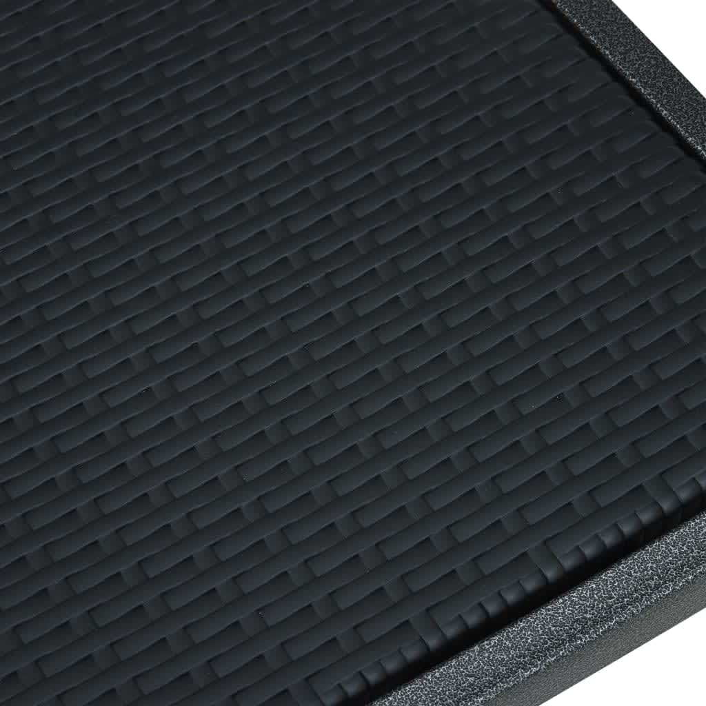 -Delige Tuinset 5 80 cm tafellengte Zwart
