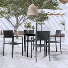 5-piece Garden Set black