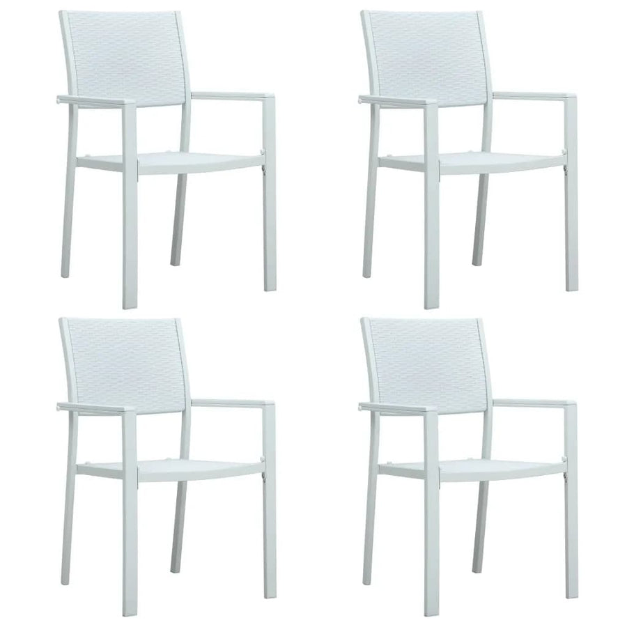 -Delige Tuinset En Wit 7 140 cm tafellengte Zwart
