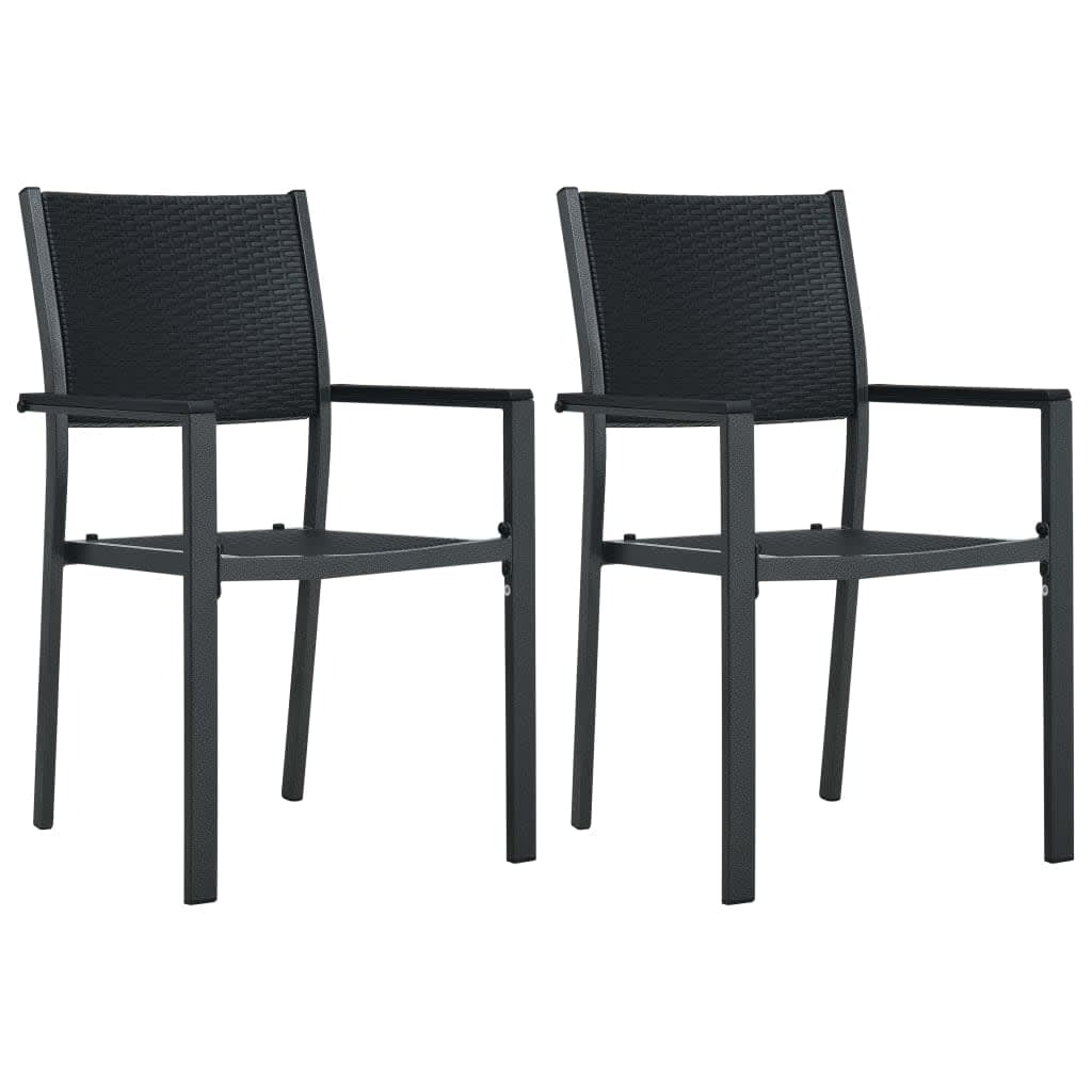 -Delige Tuinset En Wit 7 140 cm tafellengte Zwart
