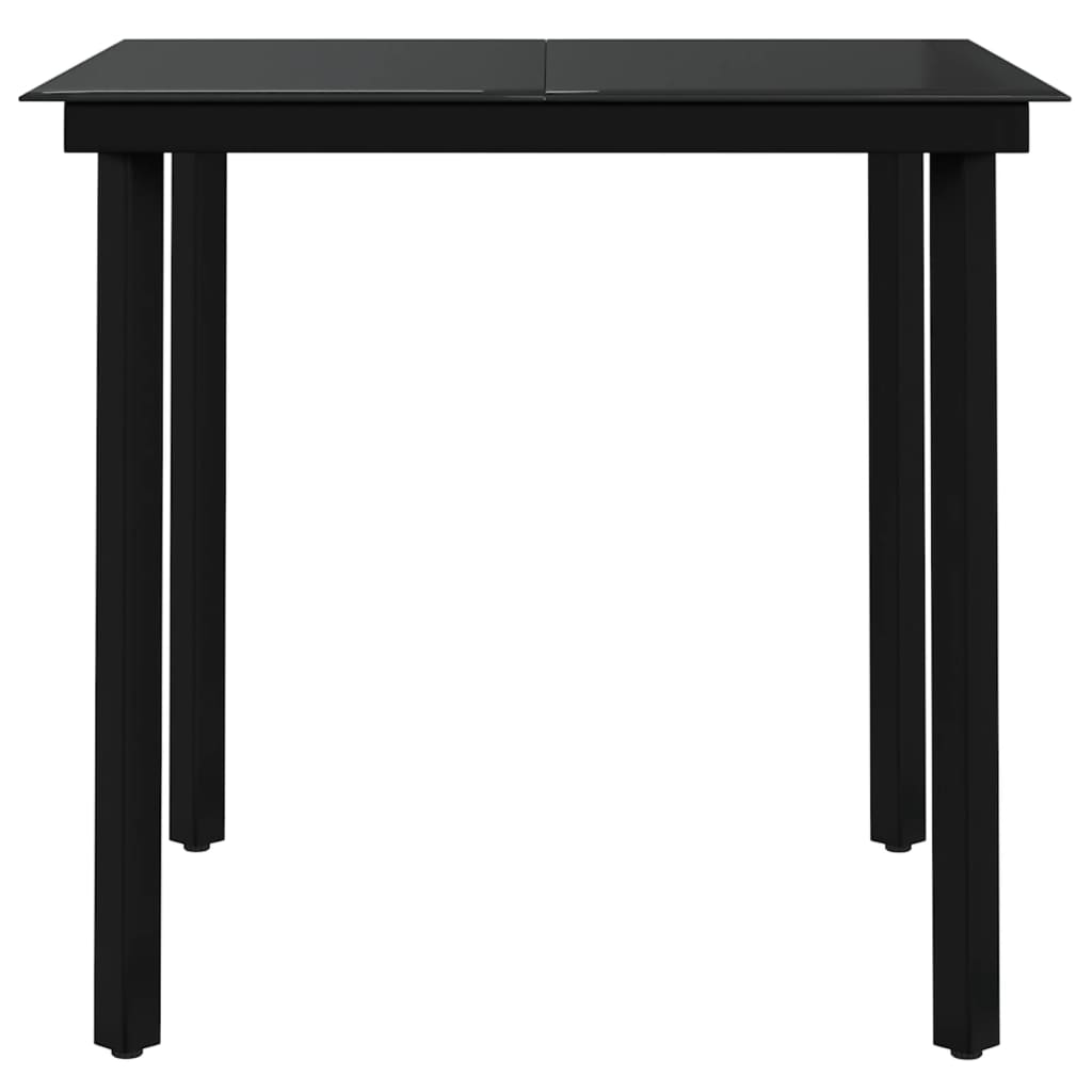 -Delige Tuinset 3 80 cm tafellengte Zwart
