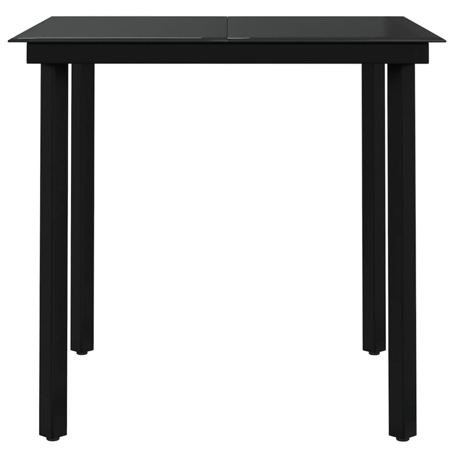-Delige Tuinset 3 80 cm tafellengte Zwart