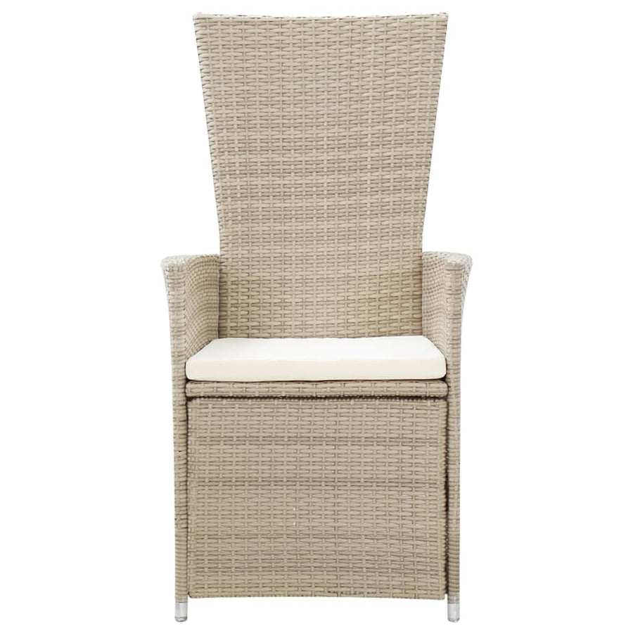 -Delige Tuinset Met Kussens 7 Beige